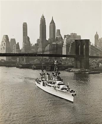 (NYC HARBOR AND THE EAST RIVER) A selection of approximately 46 ship and boat press photographs from New York City.